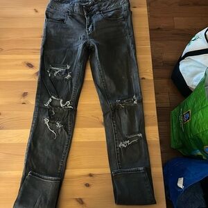 Distressed American Eagle Jeans